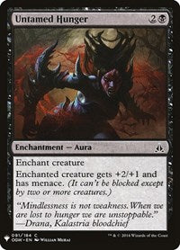 Untamed Hunger (91) [The List Reprints]