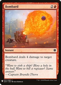 Bombard (37) [The List Reprints]