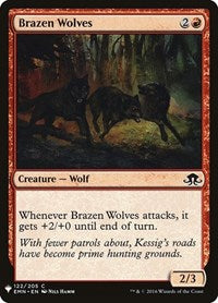 Brazen Wolves (122) [The List Reprints]