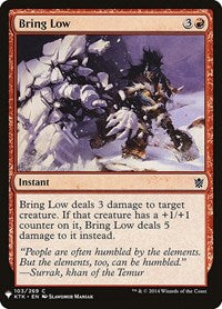 Bring Low (103) [The List Reprints]
