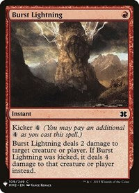 Burst Lightning (MM2) (109) [The List Reprints]