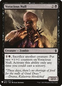 Voracious Null (125) [The List Reprints]