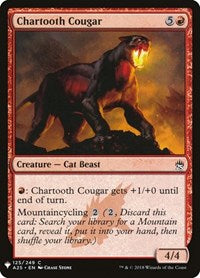 Chartooth Cougar (125) [The List Reprints]