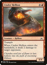 Cinder Hellion (105) [The List Reprints]