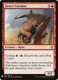 Desert Cerodon (128) [The List Reprints]
