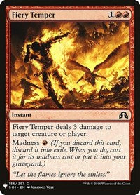 Fiery Temper (156) [The List Reprints]