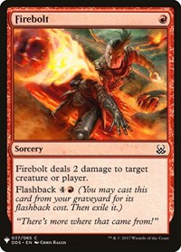 Firebolt (37) [The List Reprints]