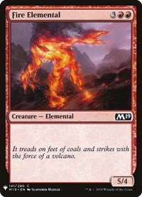 Fire Elemental (141) [The List Reprints]