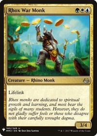 Rhox War Monk (180) [The List Reprints]