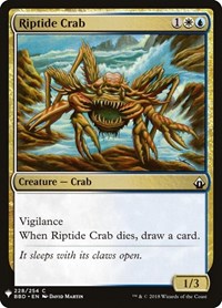 Riptide Crab (228) [The List Reprints]