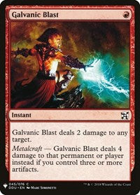 Galvanic Blast (45) [The List Reprints]