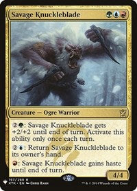 Savage Knuckleblade (197) [The List Reprints]