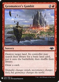 Geomancer's Gambit (125) [The List Reprints]