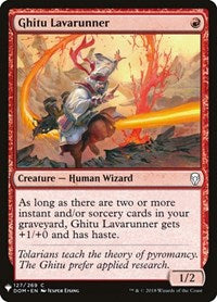 Ghitu Lavarunner (127) [The List Reprints]