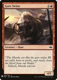 Gore Swine (103) [The List Reprints]