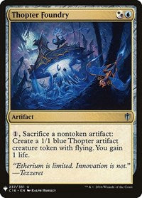 Thopter Foundry (C16) (237) [The List Reprints]