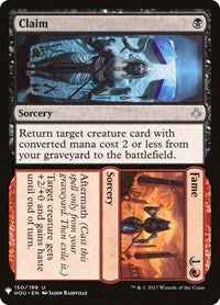 Claim // Fame (150) [The List Reprints]
