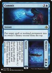 Commit // Memory (211/269) [The List Reprints]