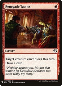 Renegade Tactics (KLD) (127) [The List Reprints]
