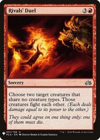Rivals' Duel (51) [The List Reprints]