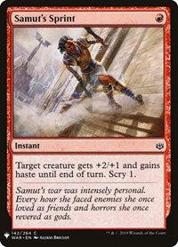 Samut's Sprint (142) [The List Reprints]