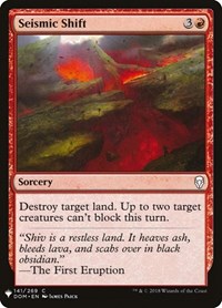 Seismic Shift (141) [The List Reprints]
