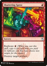 Shattering Spree (34) [The List Reprints]