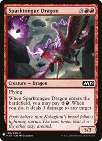 Sparktongue Dragon (159) [The List Reprints]