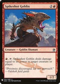 Spikeshot Goblin (152) [The List Reprints]