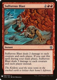 Sulfurous Blast (88) [The List Reprints]
