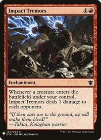 Impact Tremors (DTK) (140) [The List Reprints]
