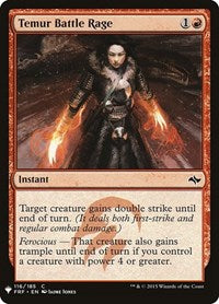 Temur Battle Rage (FRF) (116) [The List Reprints]