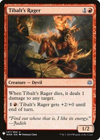 Tibalt's Rager (147) [The List Reprints]