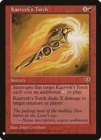 Kaervek's Torch (185) [The List Reprints]