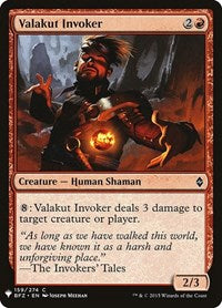 Valakut Invoker (159) [The List Reprints]
