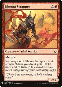 Khenra Scrapper (100) [The List Reprints]