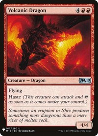 Volcanic Dragon (167) [The List Reprints]