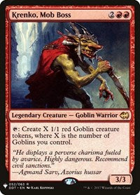 Krenko, Mob Boss (52) [The List Reprints]