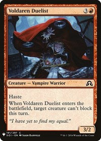 Voldaren Duelist (191) [The List Reprints]
