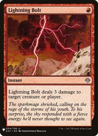 Lightning Bolt (E01) (54) [The List Reprints]