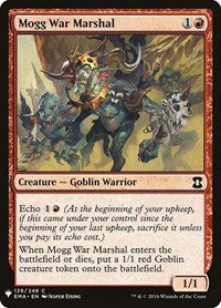 Mogg War Marshal (EMA) (139) [The List Reprints]