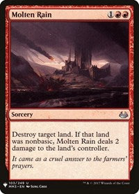 Molten Rain (103) [The List Reprints]