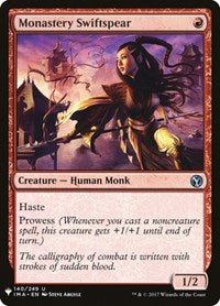 Monastery Swiftspear (140) [The List Reprints]
