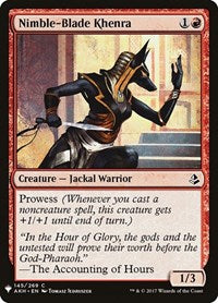 Nimble-Blade Khenra (145) [The List Reprints]