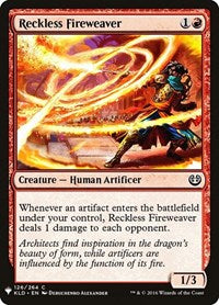 Reckless Fireweaver (126) [The List Reprints]