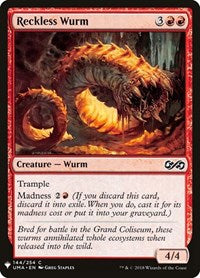 Reckless Wurm (144) [The List Reprints]