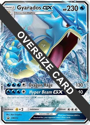 Gyarados GX SM212  - Holofoil Jumbo Cards - Promo