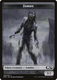 Zombie // Wolf Double-Sided Token (6 // 8) [Magic Game Night 2019]
