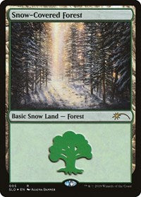Snow-Covered Forest (5) (5) [Secret Lair Drop Series]
