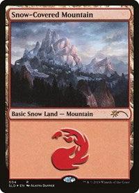 Snow-Covered Mountain (4) (4) [Secret Lair Drop Series]